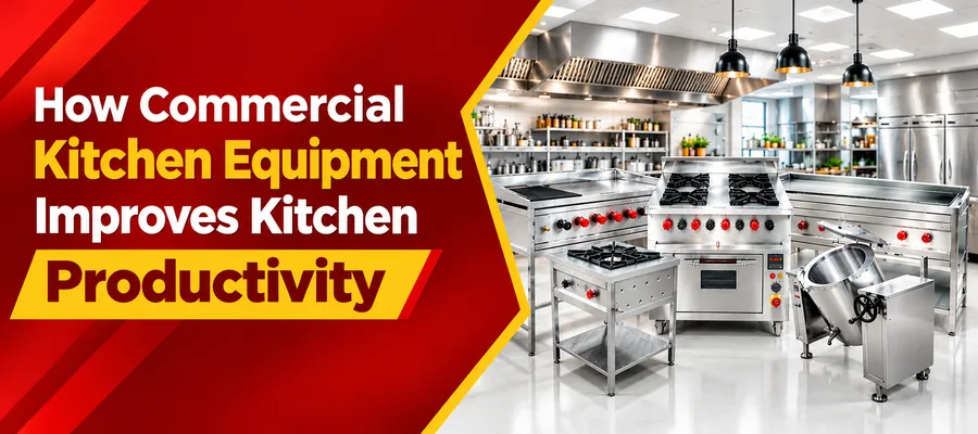 How Commercial Kitchen Equipment Improves Kitchen Productivity