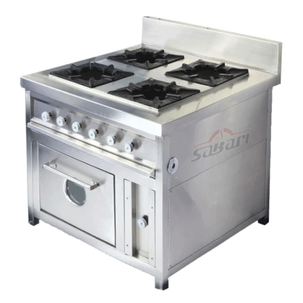 Four Burner Range with Oven