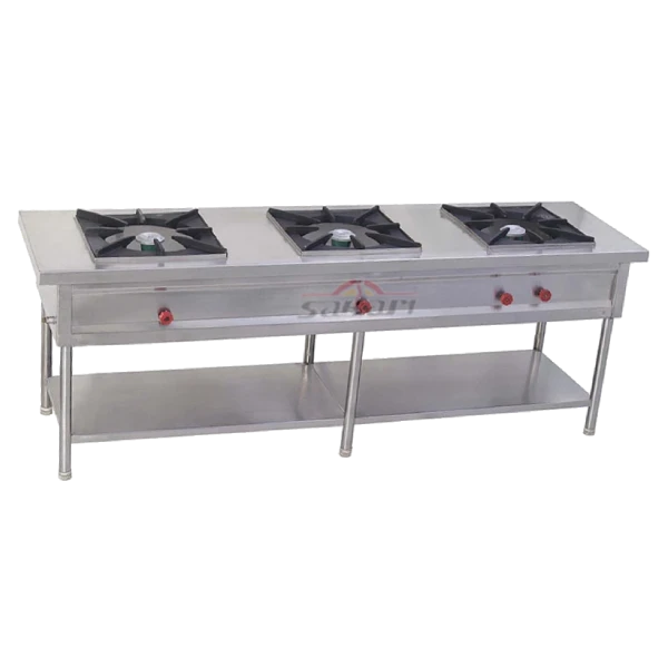 Three Burner Cooking Range